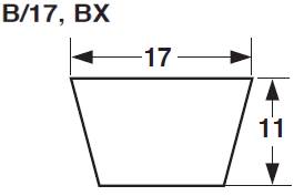 B Section ( 17mm x 11mm )