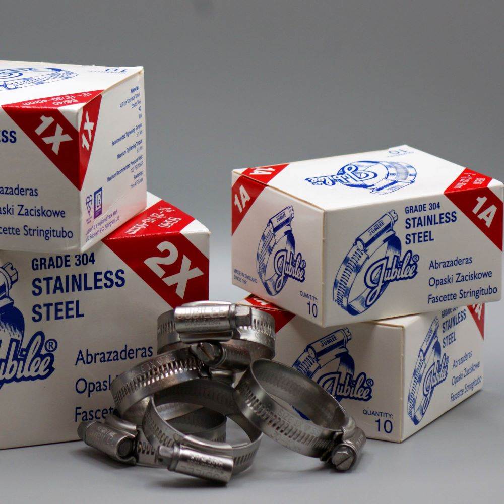 Jubilee® Stainless Steel Hose Clips