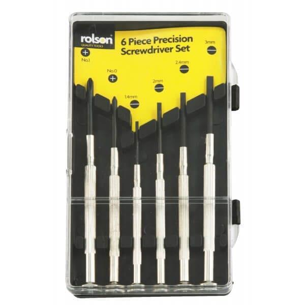 6 PIECE SCREWDRIVER SET ROLSON