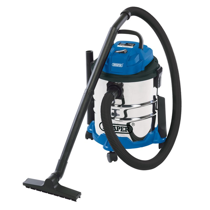 Wet and Dry Vacuum Cleaner 20L Stainless Steel Tank
