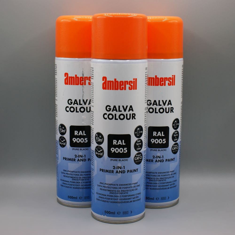 Galva Colour Black RAL 9005
