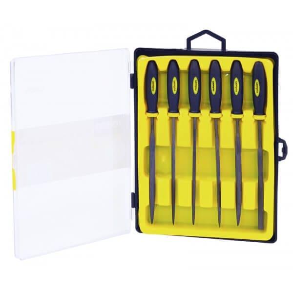 6 Piece 140mm Needle File Set