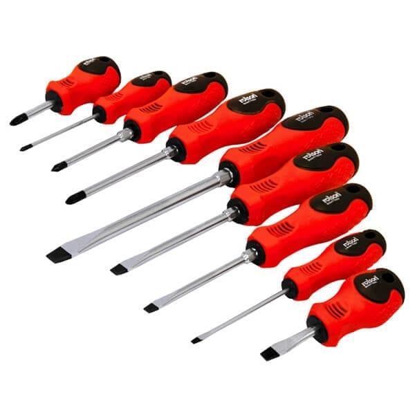 9 PIECE SCREWDRIVER SET ROLSON