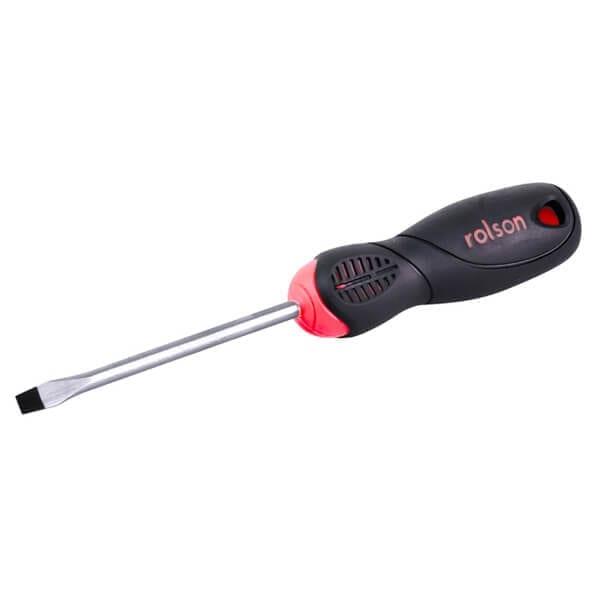 6 x 100MM SLOT SCREWDRIVER ROLSON