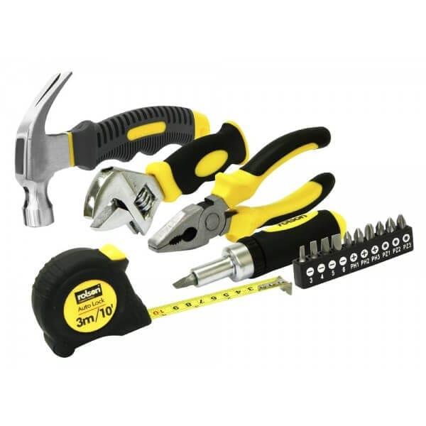 15 Piece Home Tool Kit