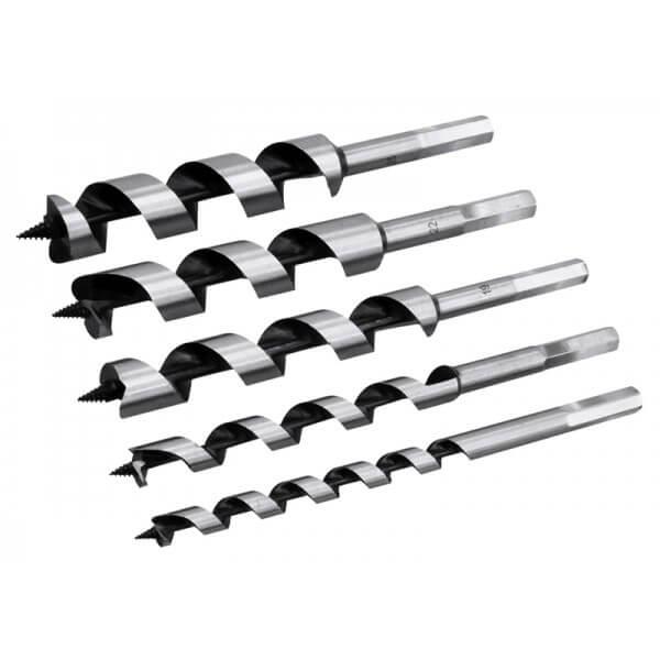 5 Pice x 200mm Auger Bit Set Sizes 10, 13, 19, 22, 25mm