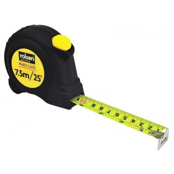 7.5M x 25MM TAPE MEASUREROLSON