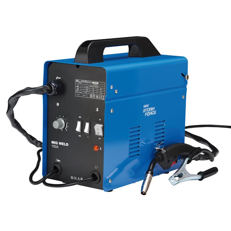 Draper Storm Force® Gasless Mig Welder Amperage range - 40-100A