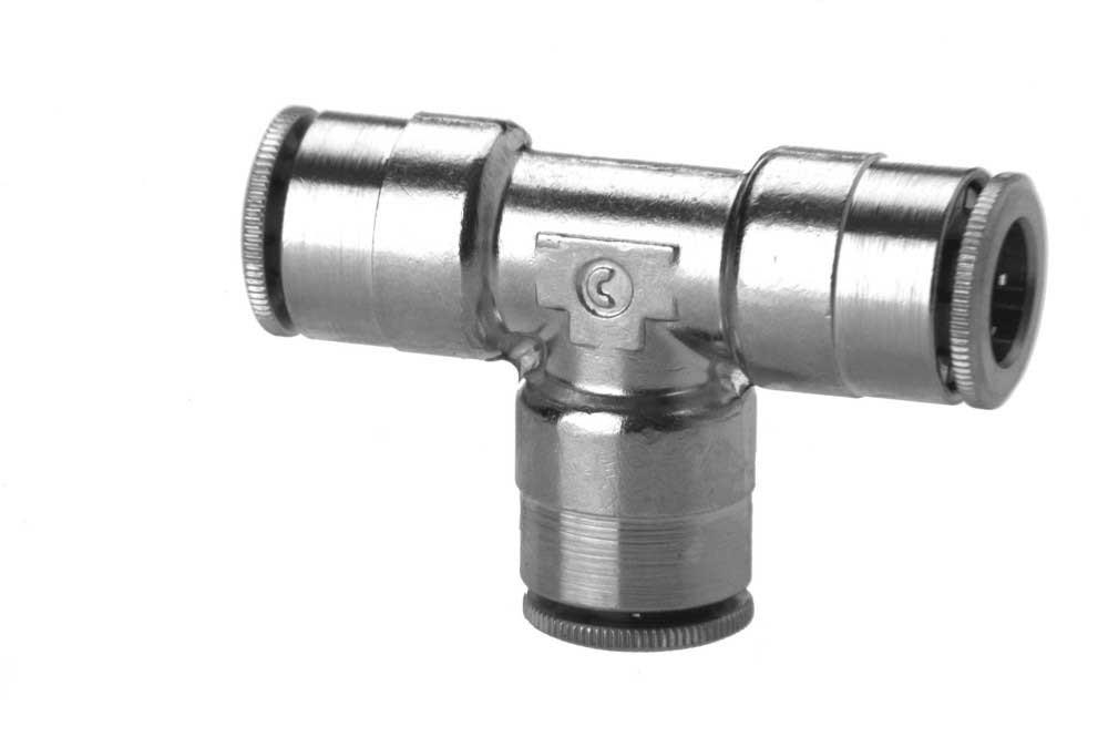 Push In Fitting Equal Tube Tee 10mm Tube
