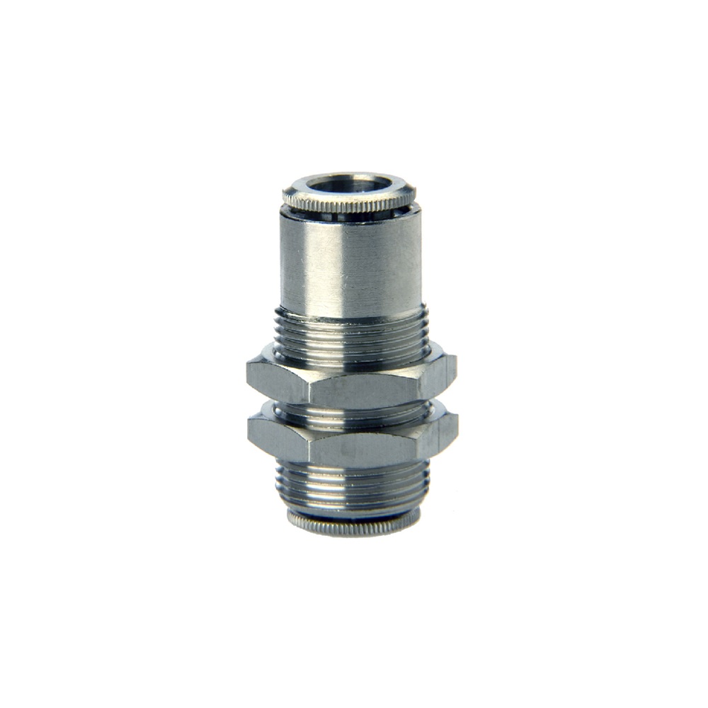 Push In Fitting Bulkhead Connector 10mm Tube