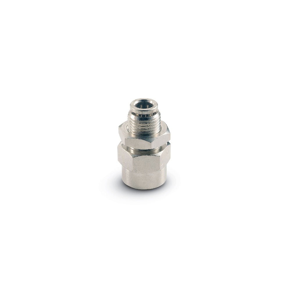 Push In Fitting Female Bulkhead 10mm Tube 3/8