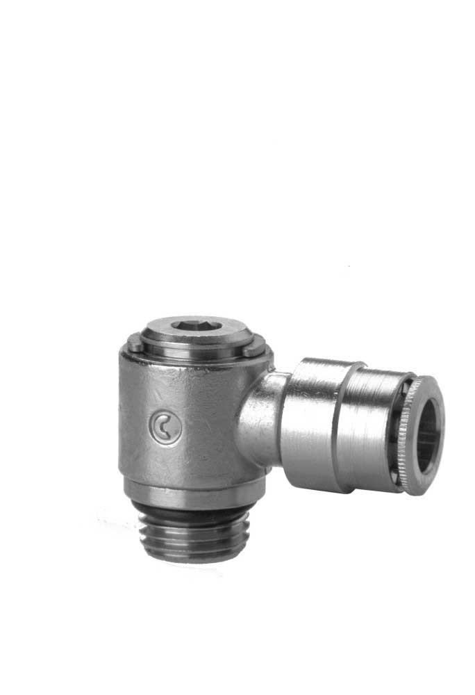 Push In Fitting SIngle Banjo 10mm Tube 1/4