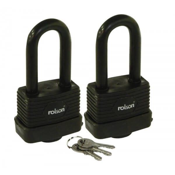 50mm  Long Shackle Padlock 2 Pieces
