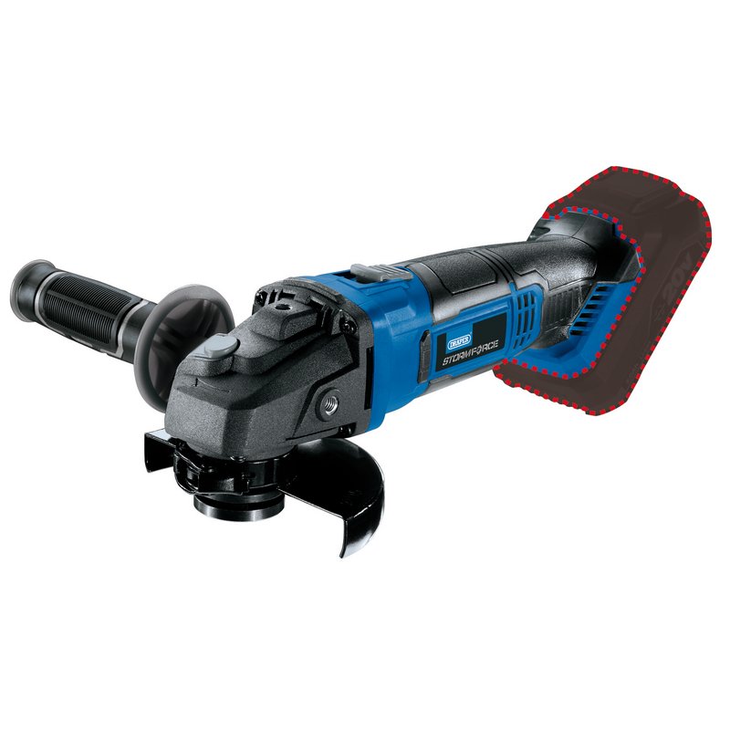 Draper Storm Force® 20V Angle Grinder 115mm (Sold Bare)