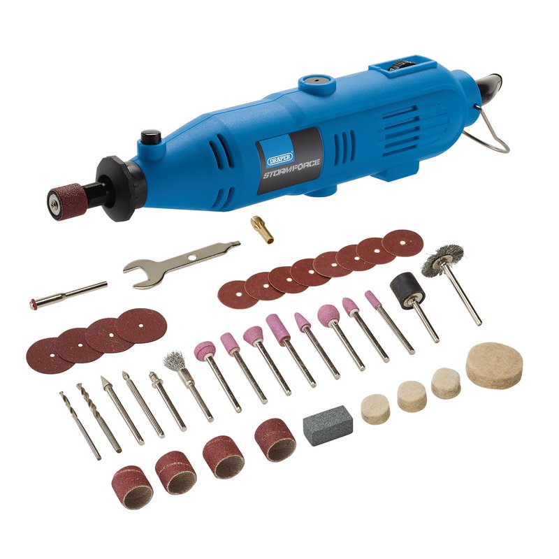 Draper Storm Force® Rotary Multi-Tool Kit 135W / 230V (40pc)