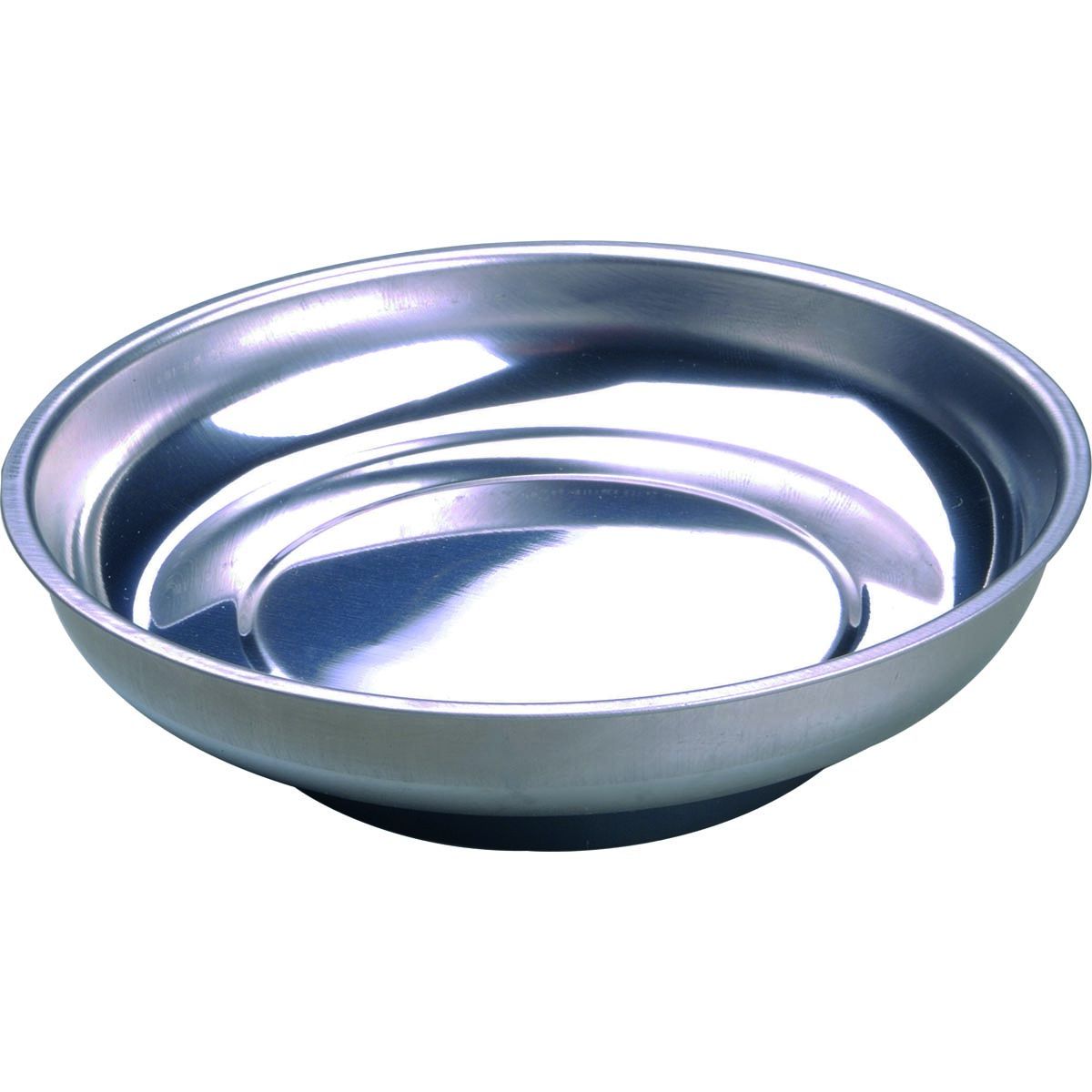 Stainless Steel Magnetic Dish With Soft Non Scratch Base 150mm Wide