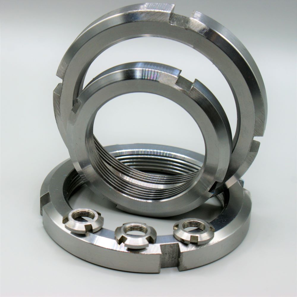 Bearing Locking Nut  M17 X 1 17mm ID x 28mm OD x 5 mm Thick