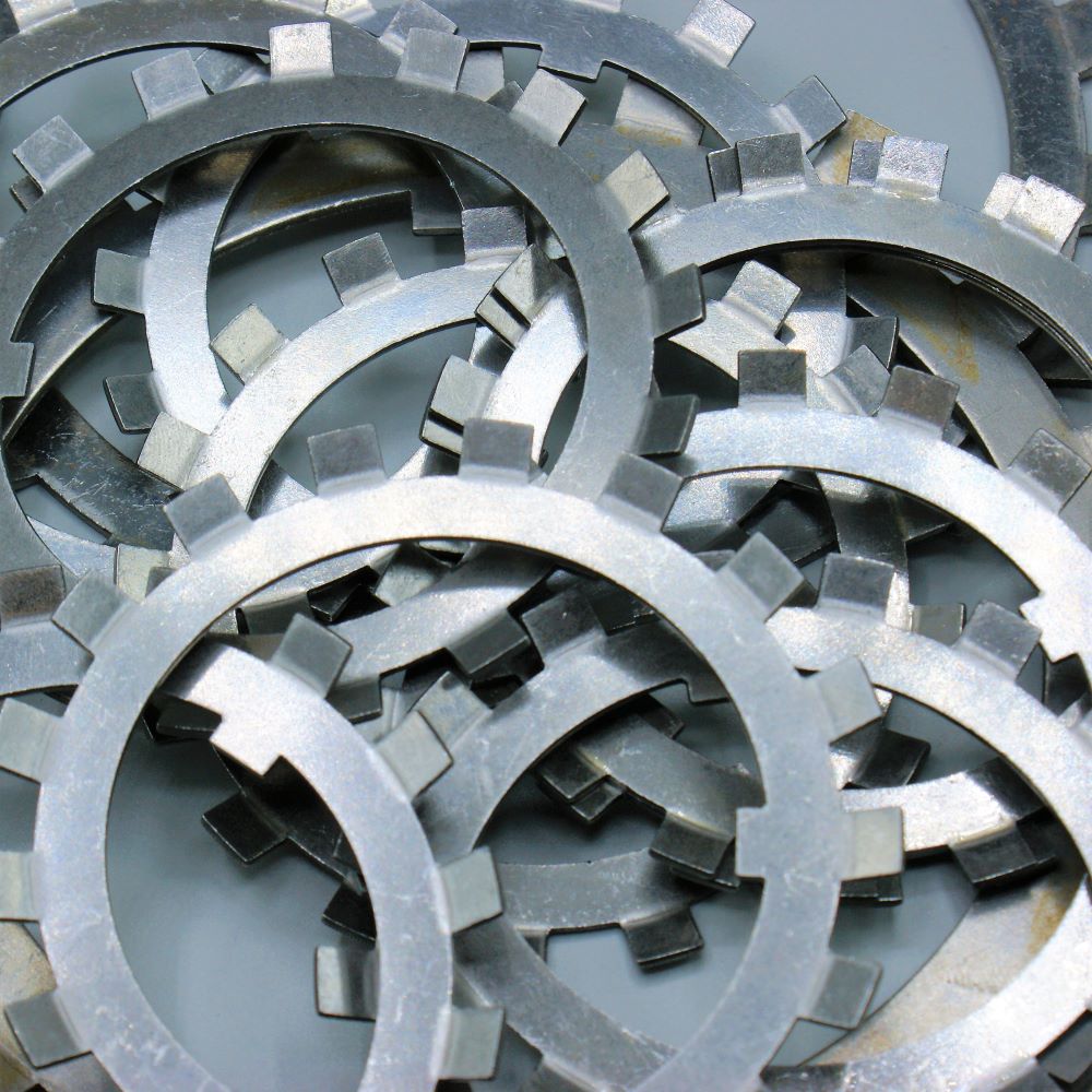 Steel Tab Washer  ( Lock Washer ) 75mm ID x 104mm OD x 1.5 mm Thick