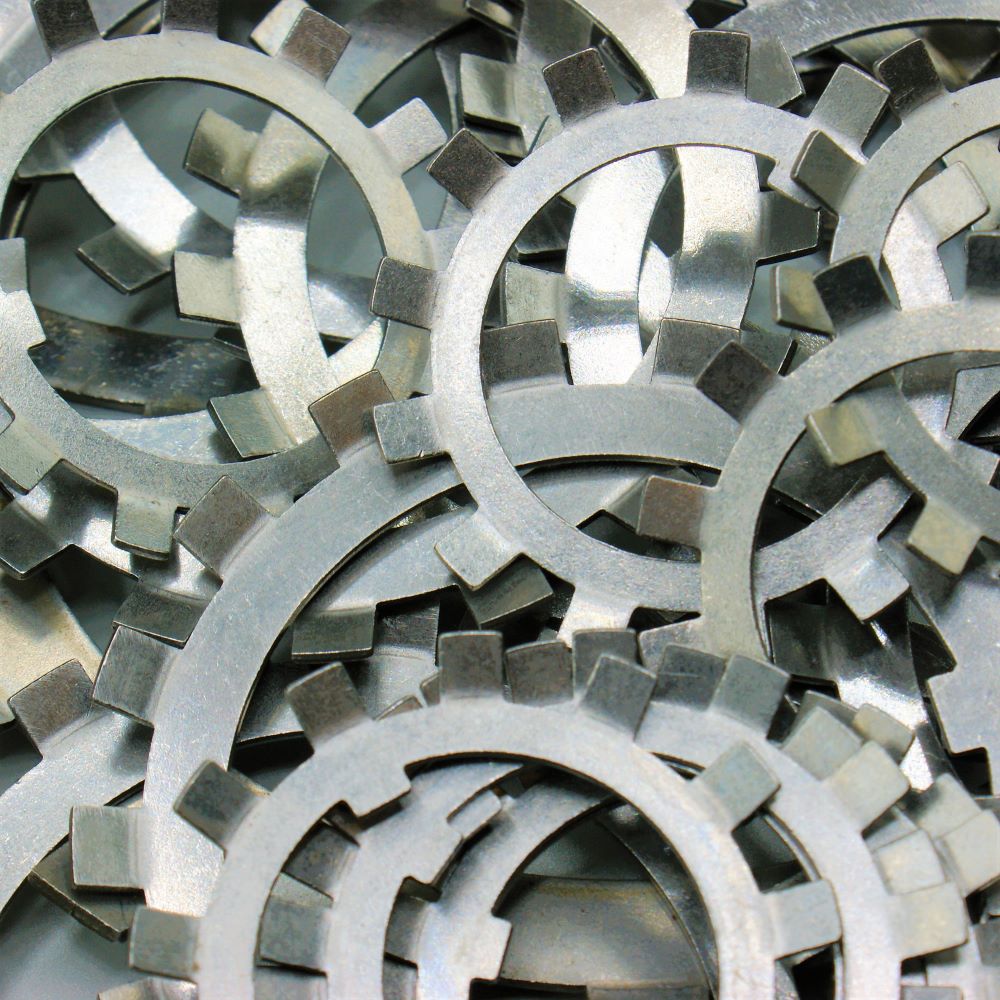 Steel Tab Washer  ( Lock Washer ) 135mm ID x 185mm OD x 2 mm Thick