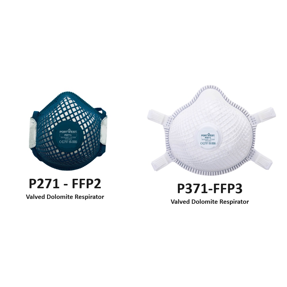 FFP3 NR D Valved Face Mask (Pack 5)