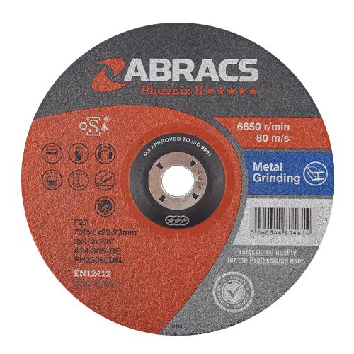 PHOENIX II 115mm x 6mm x 22mm DPC METAL Grinding Disc