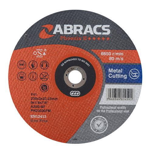 Phoenix Flat Metal Cutting Disc 350mm x 2.5mm x 25mm