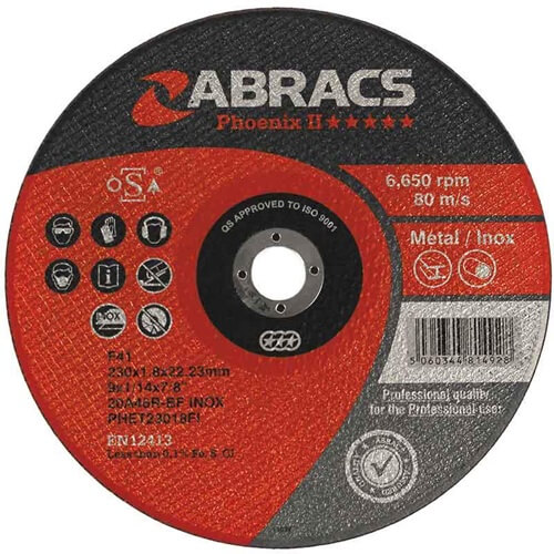 Phoenix Flat Metal Cutting Disc 350mm x 4.0mm x 20mm