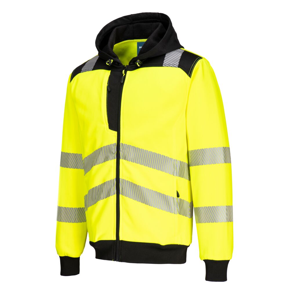 PW3 Hi-Vis Zip Hoodie Small