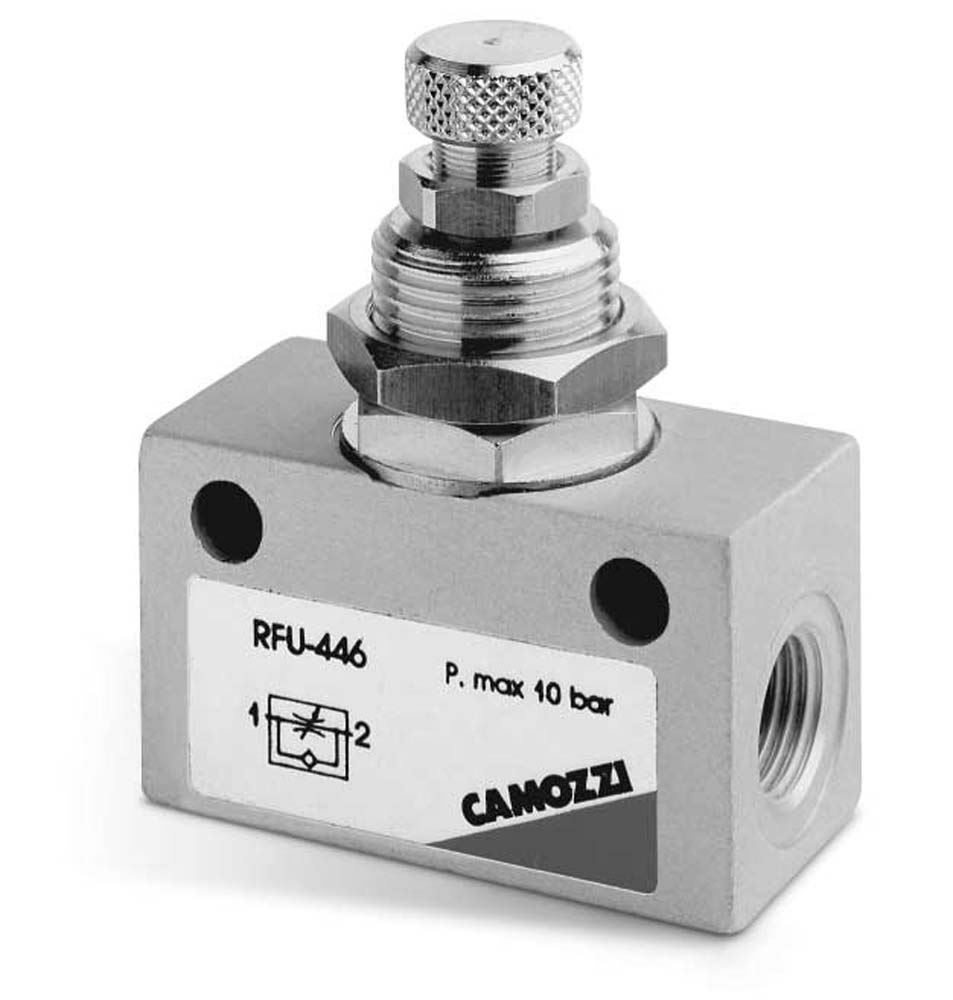 Inline Flow control ( 6mm Orifice ) valve- unidirectional-1/4