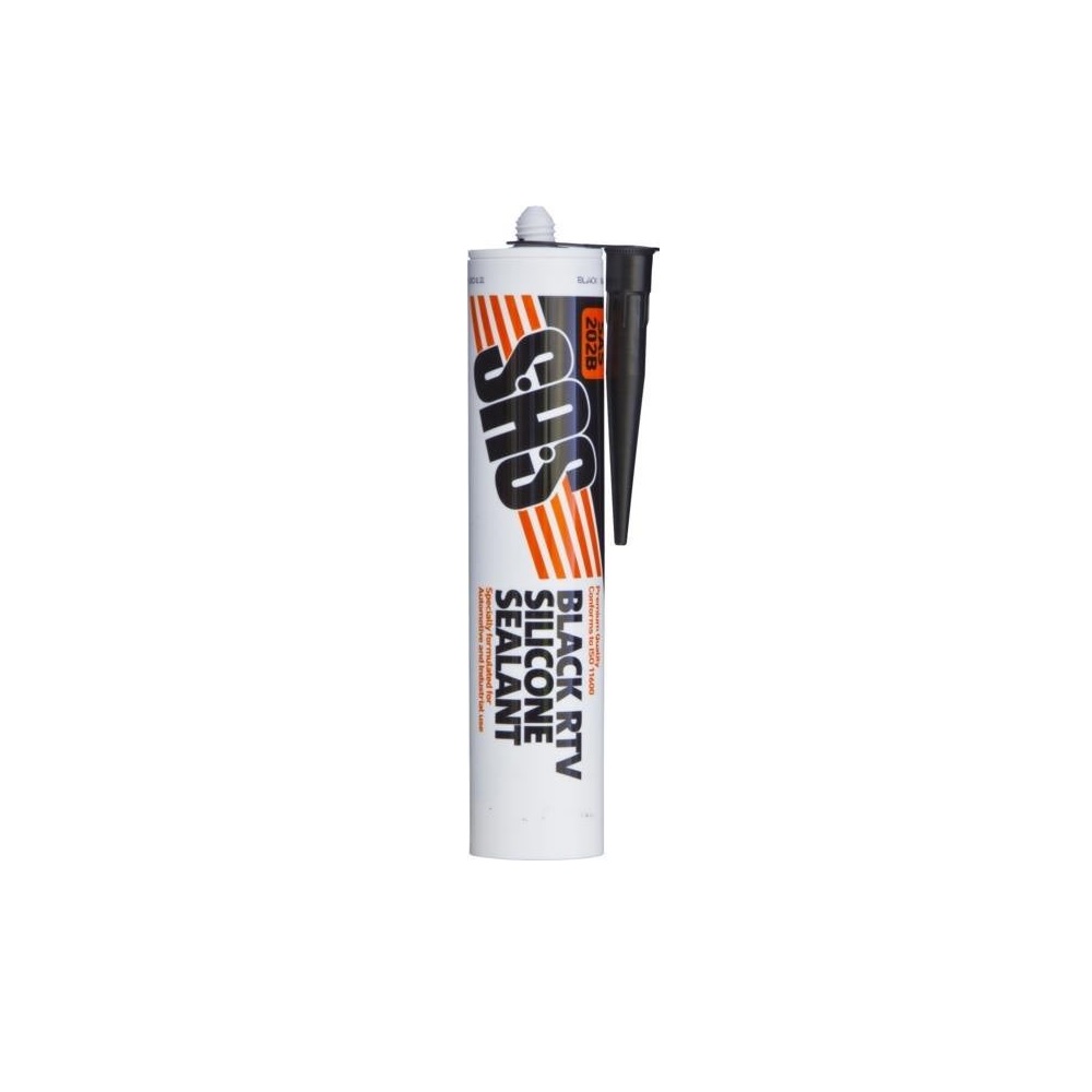 SAS202 Black RTV Silicone Sealant 300ml Cartridge