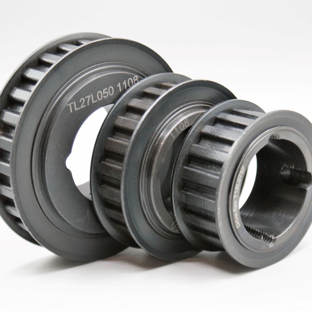 L Pitch 27 T Taper Lock Timing Pulley To Suit  - 1108 Bush