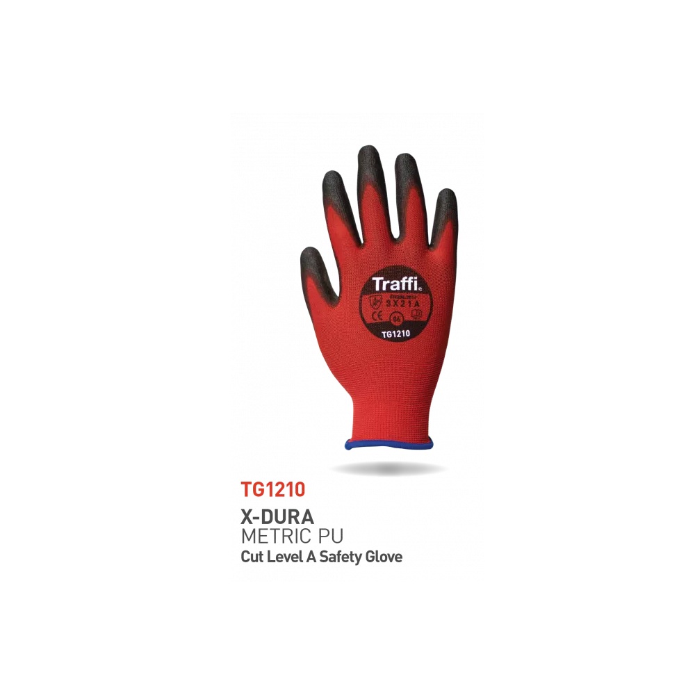 X-Dura Metric PU X-Large Cut Level A Safety Glove