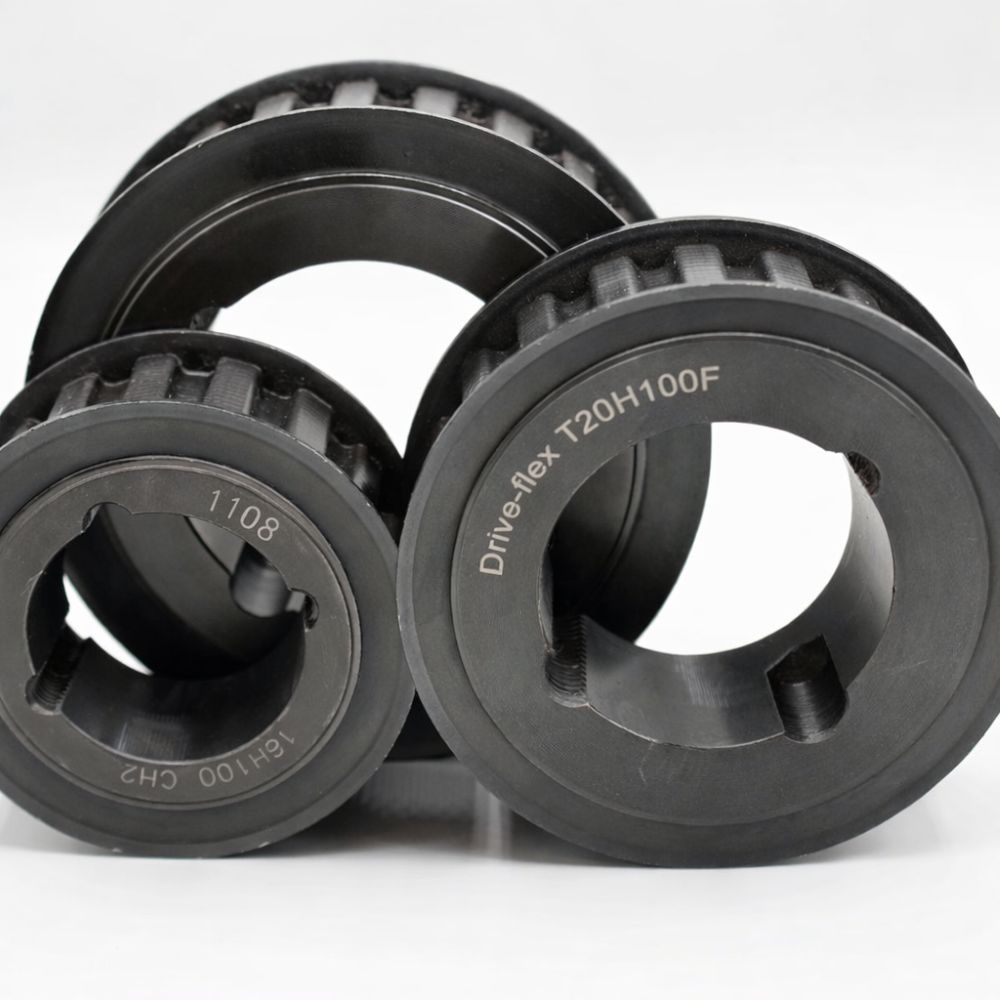 H Pitch 21T  Taper Lock Timing Pulley To Suit  - 1210 Bush