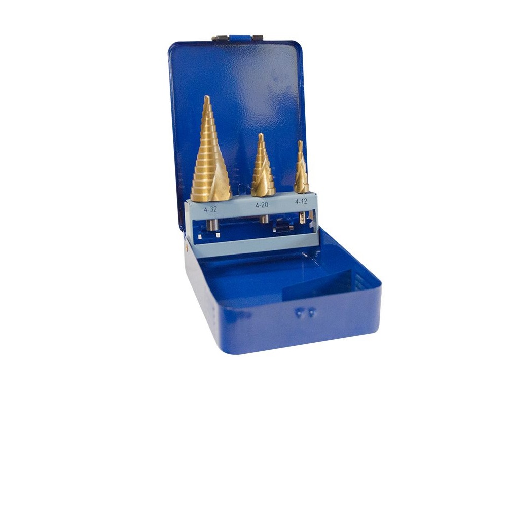 3 Piece HSS Step Drill Set