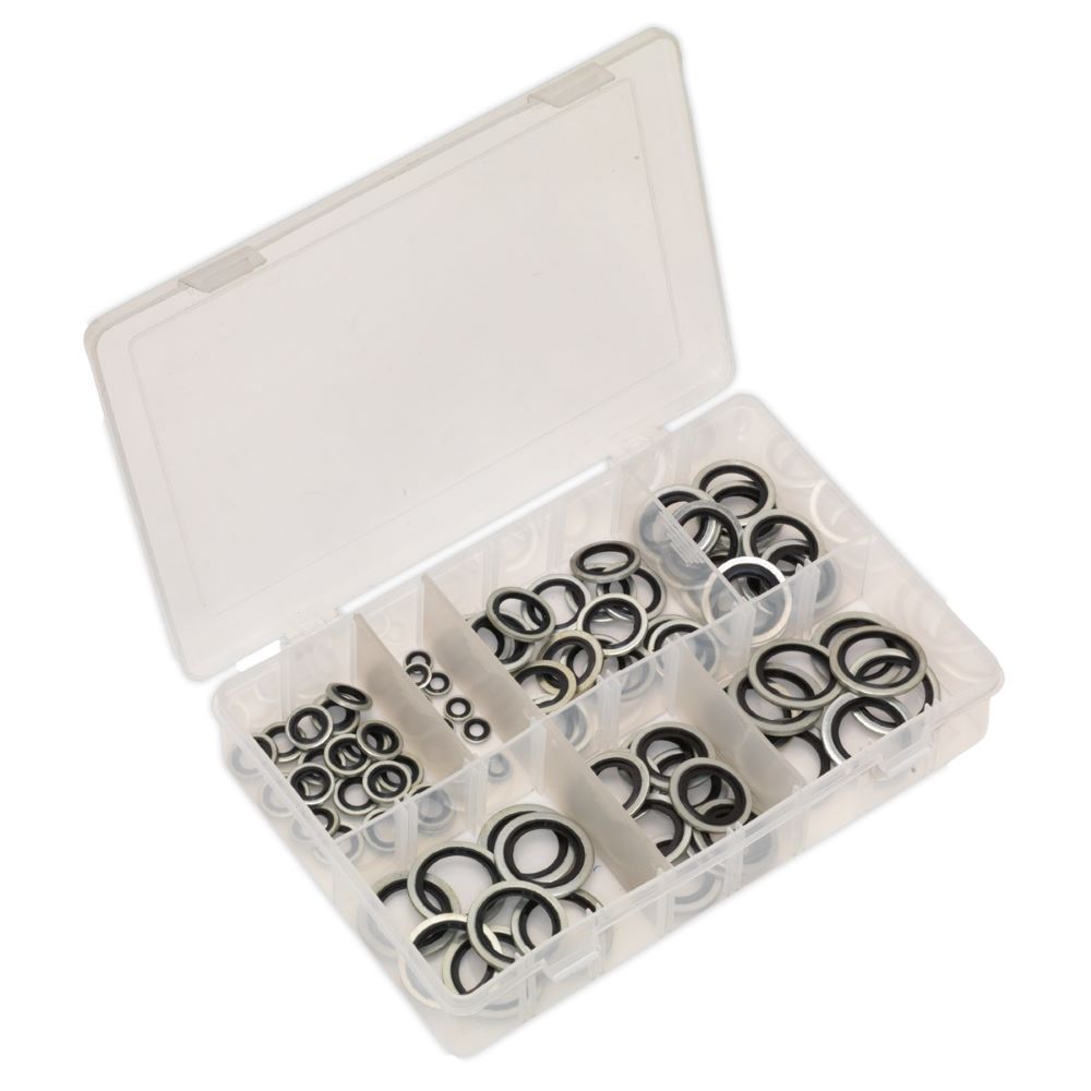 Sealey Bonded Seal (Dowty Seal) Assortment 84-pc BSP