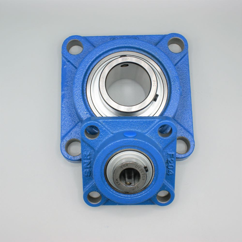 Square 4 Bolt Flanged Housing And Insert To suit 20mm shaft