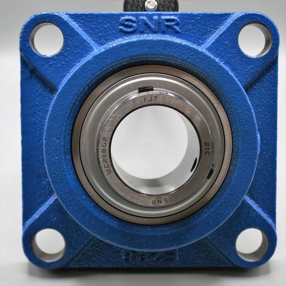 Square 4 Bolt Flanged Housing And Insert To suit 35mm shaft
