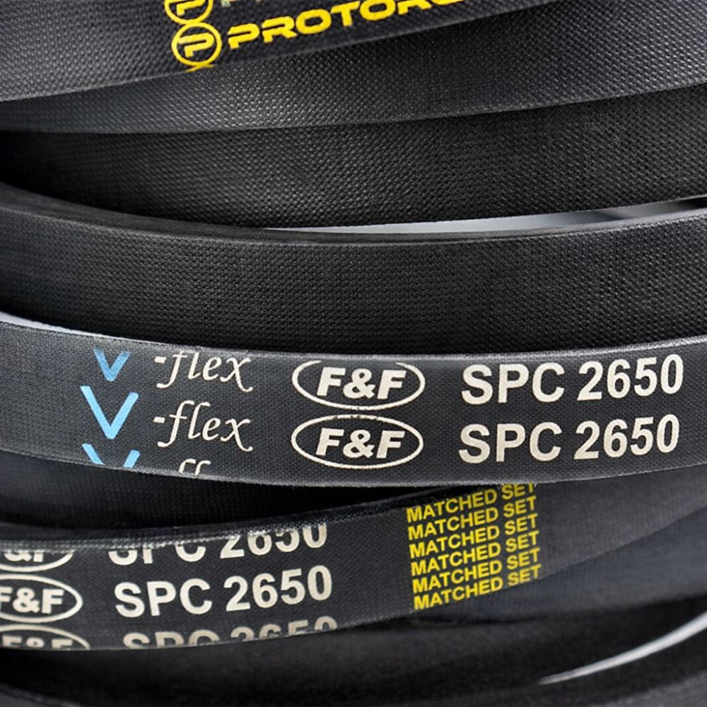 SPC Wedge Belts 6000–6700 mm – Heavy-Duty 22×18 mm Industrial Drive Belts