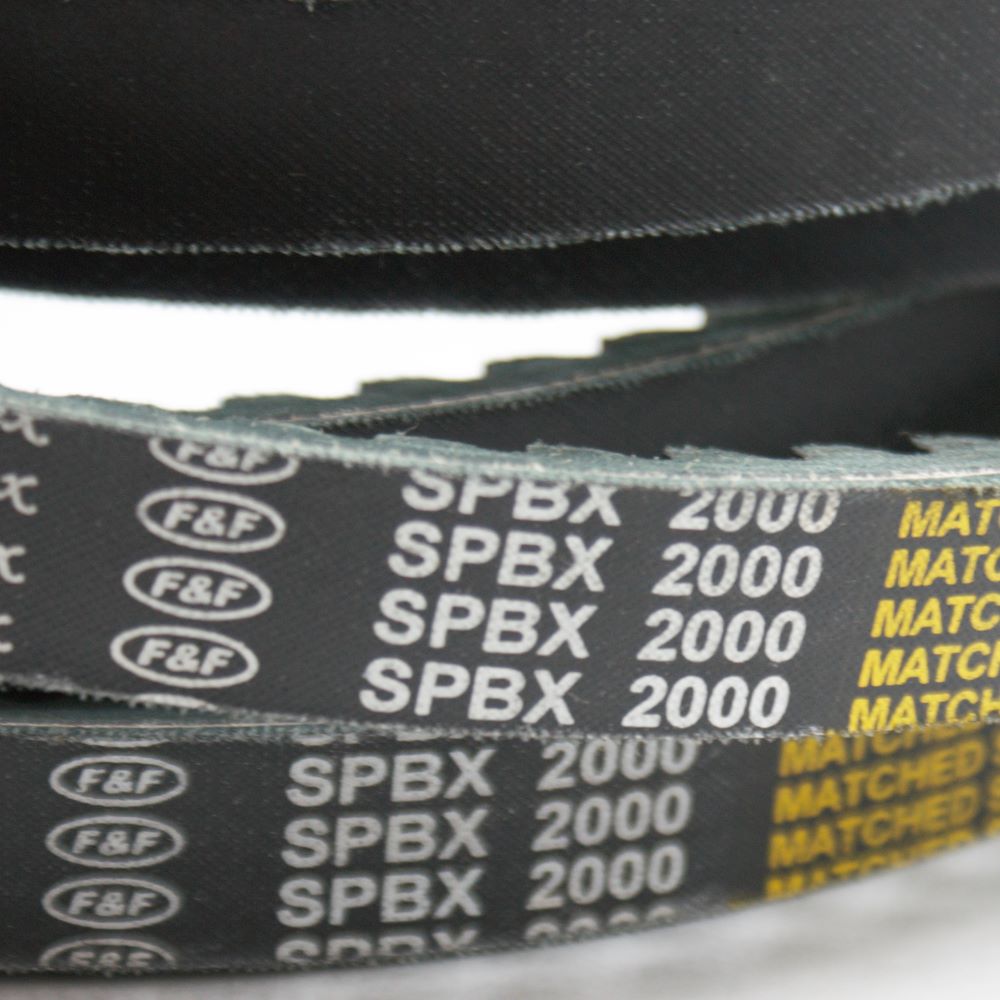 XPB2000 Raw Edge Cogged Pitch Length 2000mm Inside Length 1940mm