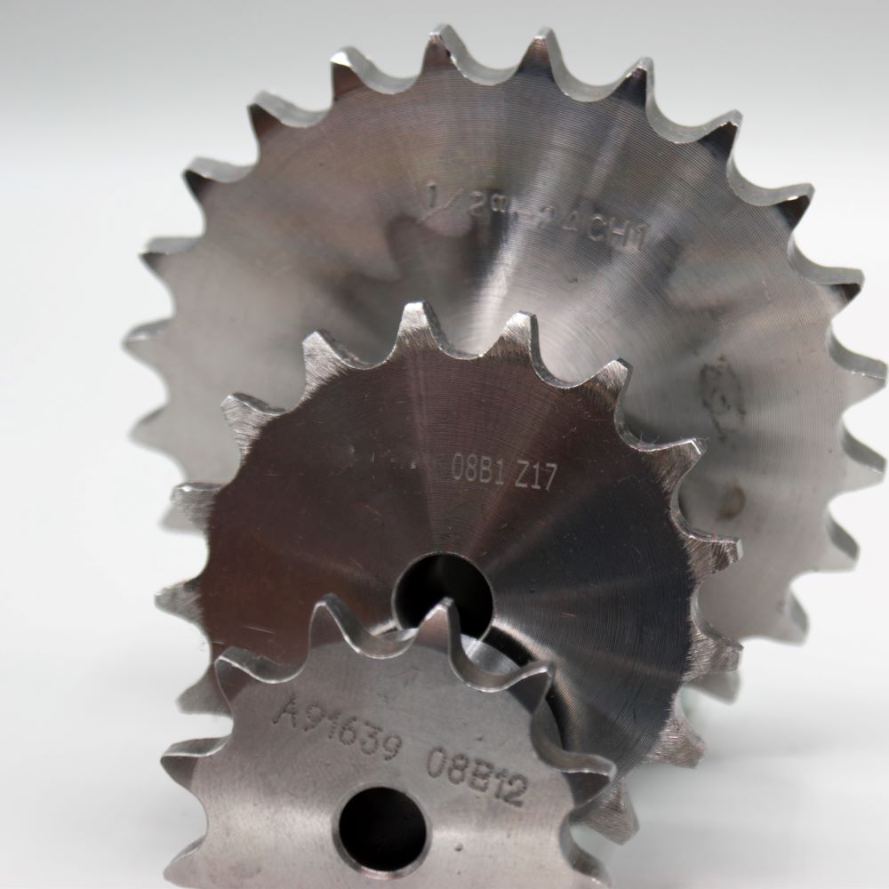 Steel Sprocket 1/2-8T Simplex Pilot Bore