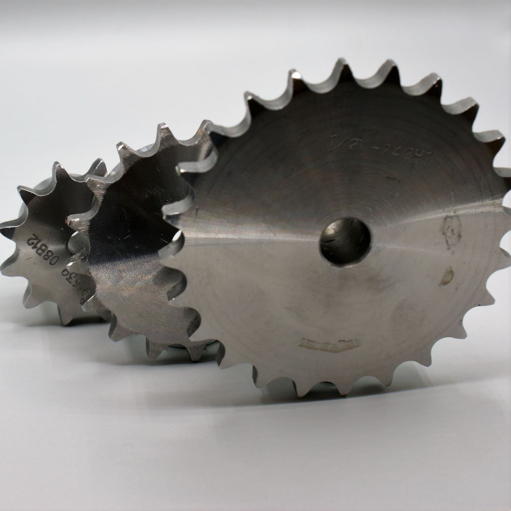 Steel Sprocket 5/8 Duplex-08 Pilot Bore