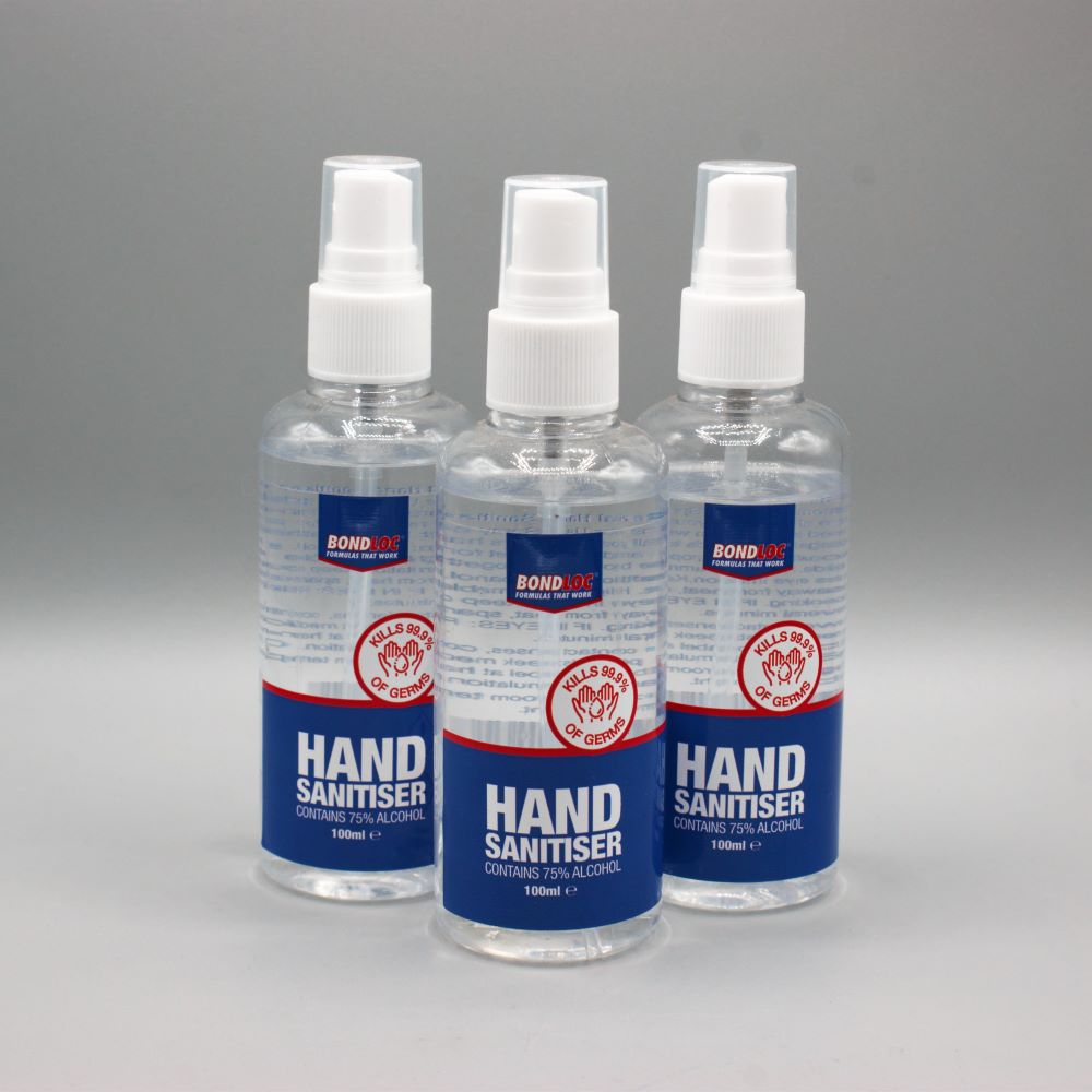 BONDLOC  LIQUID PUMP SPRAY  100ML HAND SANITISER