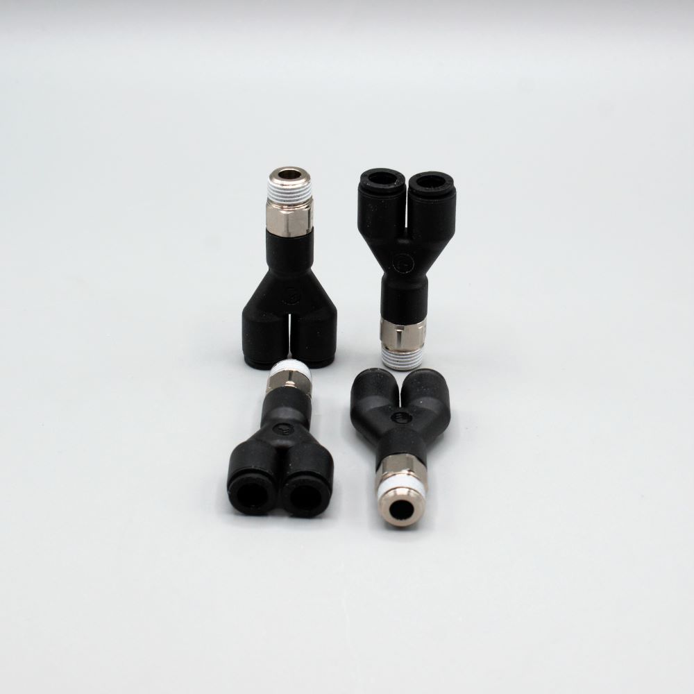 MALE THD'D Y PIECE 6MMX1/8