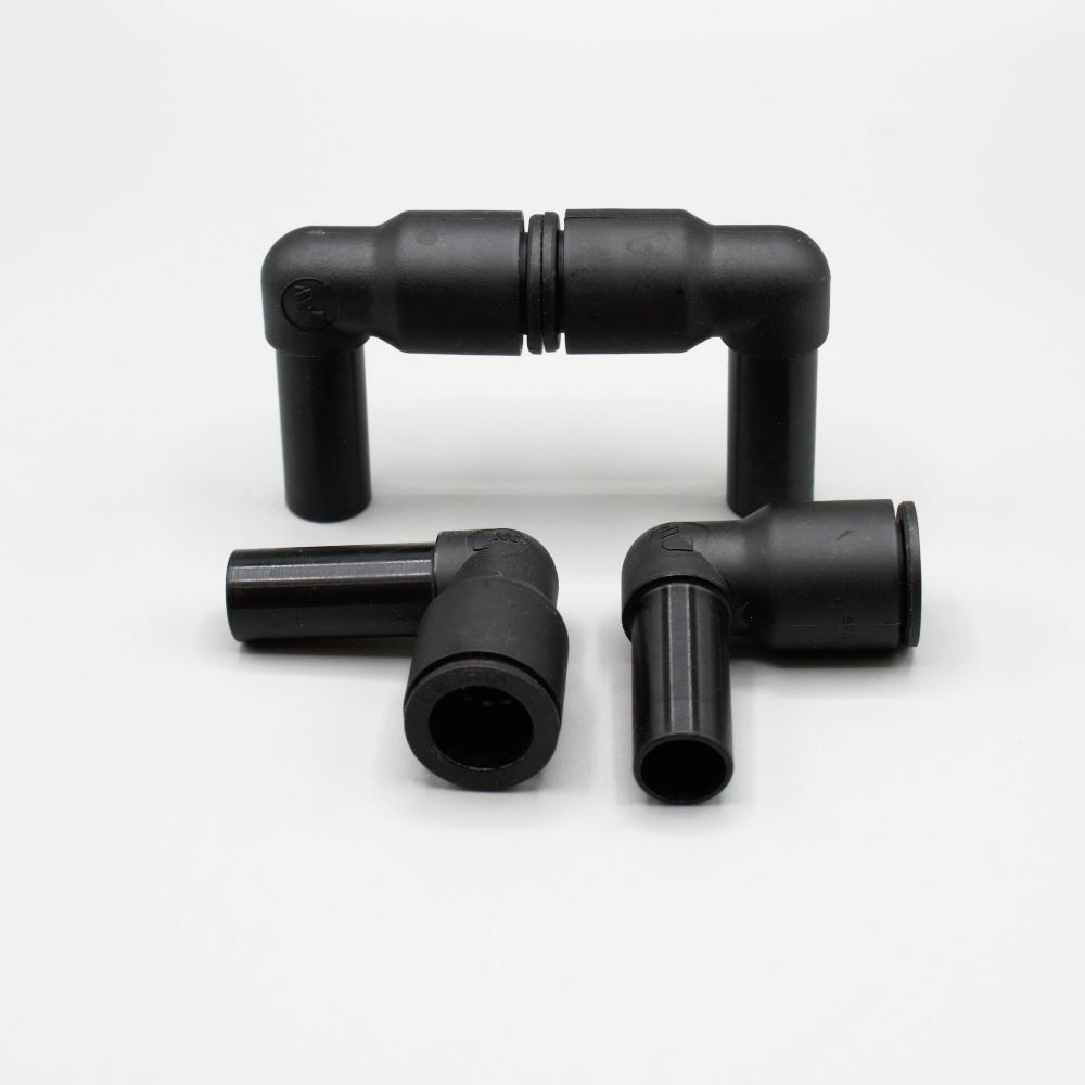 PLUG-IN ELBOW C/W PLASTIC TAIL