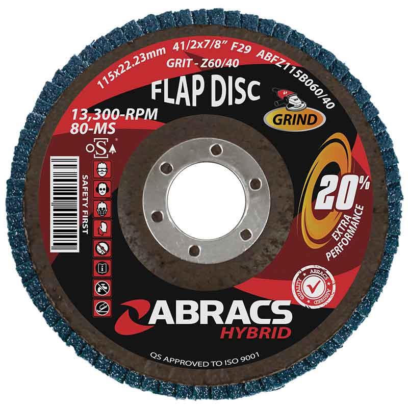 ABRACS FLAP DISC 115mm x 40g