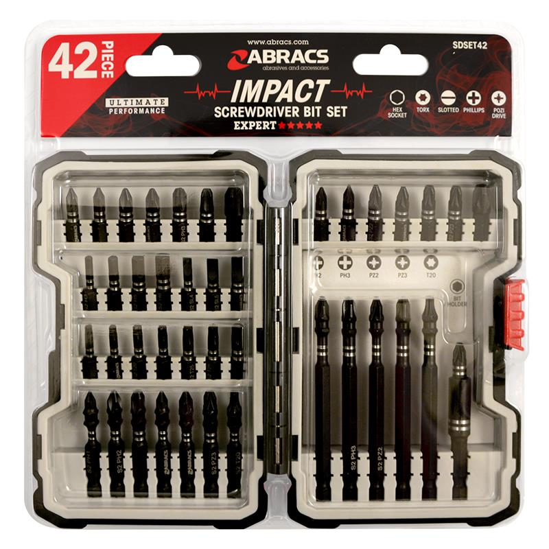 Impact Screwdriver Bit Kit 42 Pieces