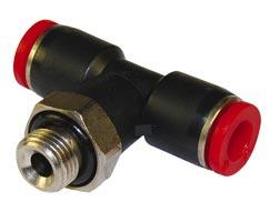 PFITC 4MM-M5 SWIVEL TEE ADPT