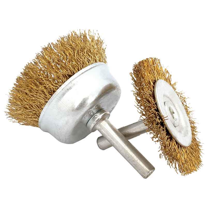 SPINDLE MOUNTED 75mm CIRCULAR WIRE BRUSH