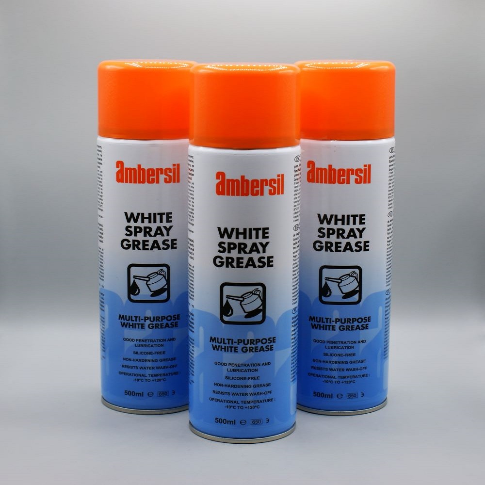 White Spray Grease Single Can