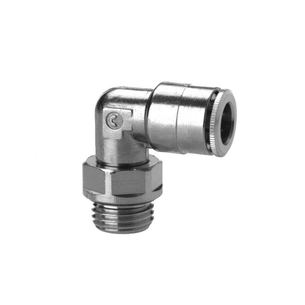 Push In Fitting Swivel Elbow 10mm Tube 1/2